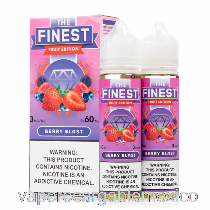 Vape Recargable Berry Blast - La Mejor Edición De Frutas - 120ml 3mg